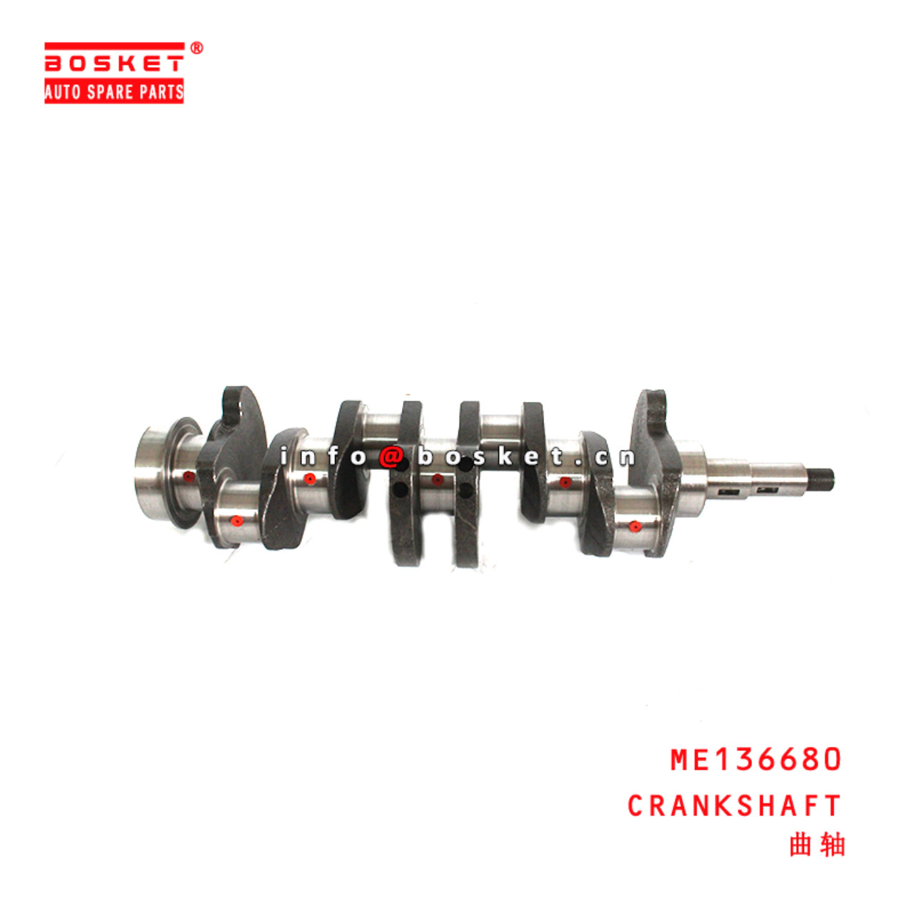 ME136680 Crankshaft suitable for ISUZU MITSUBISHI 4D34