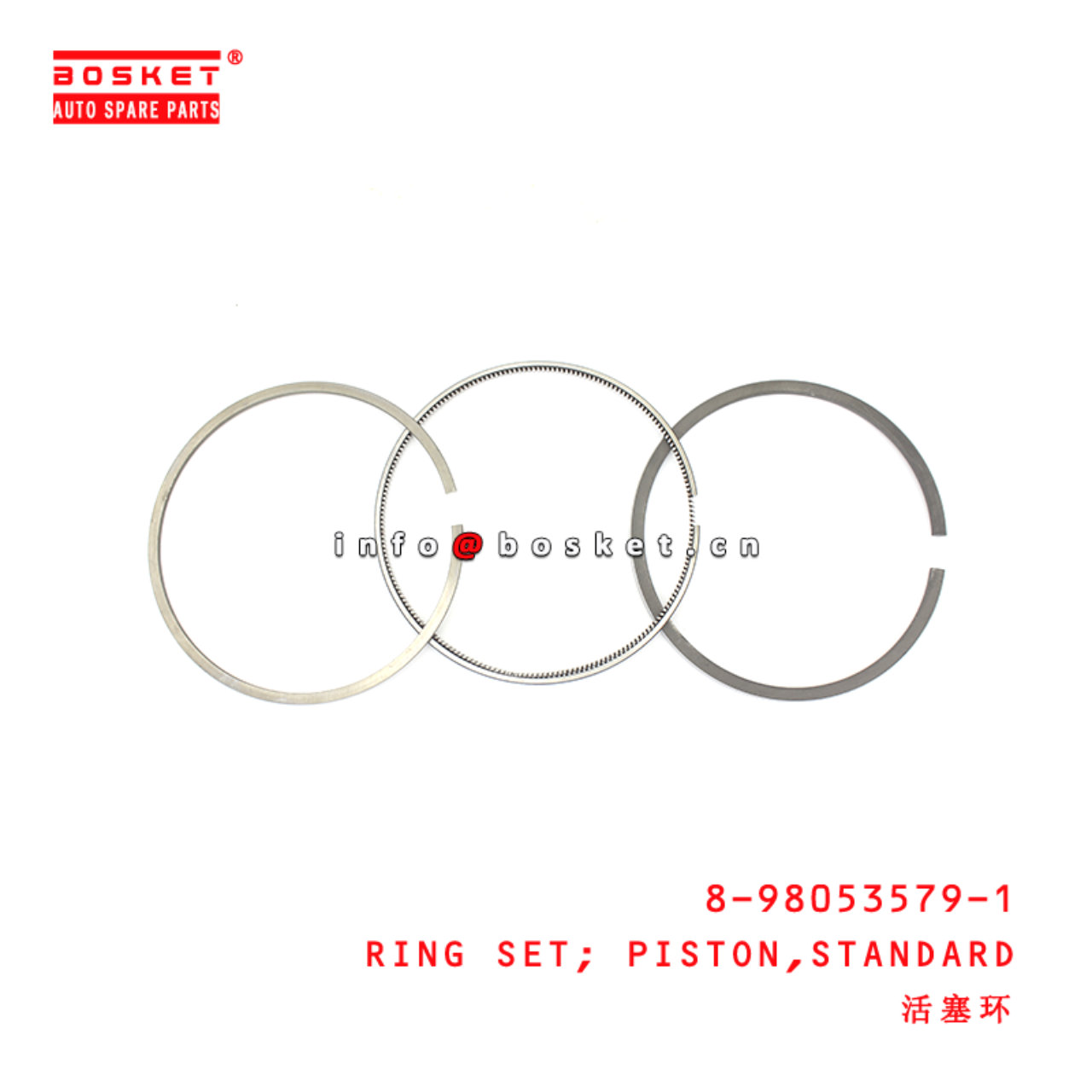 8-98053579-1 Standard Piston Ring Set suitable for ISUZU  4JJ1