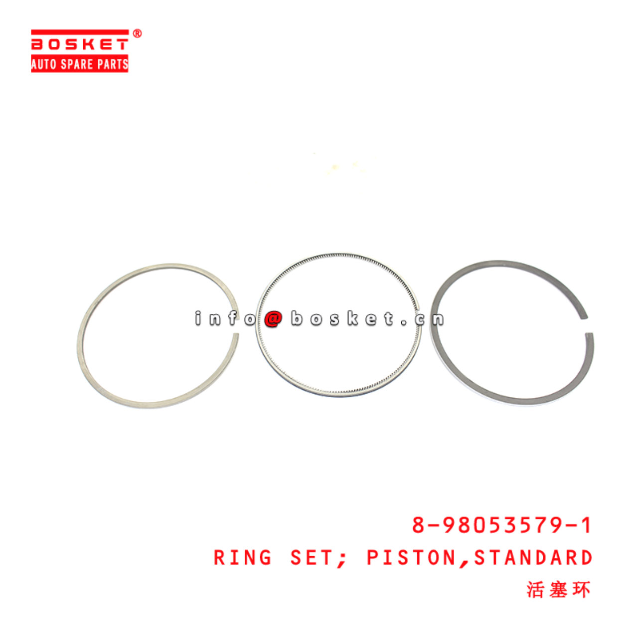 8-98053579-1 Standard Piston Ring Set suitable for ISUZU  4JJ1