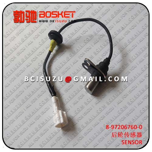 8972067600   8-97206760-0  700P 4HK1  SENSOR,ABS,RR