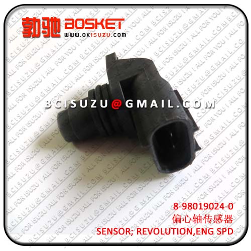 8980190240 8-98019024-0  ELF     4HK1    SENSOR; REVOLUTION,ENG SPD