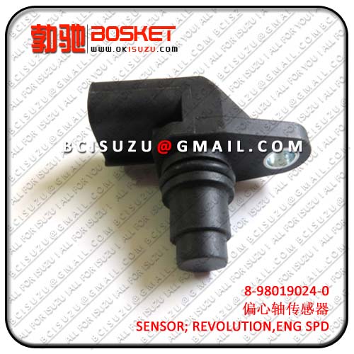 8980190240 8-98019024-0  ELF     4HK1    SENSOR; REVOLUTION,ENG SPD