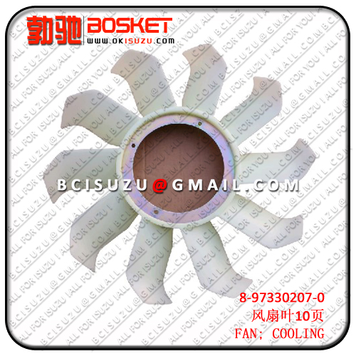 8973302070 8-97330207-0 8979441500 8-97944150-0   4JJ1T  FAN; COOLING