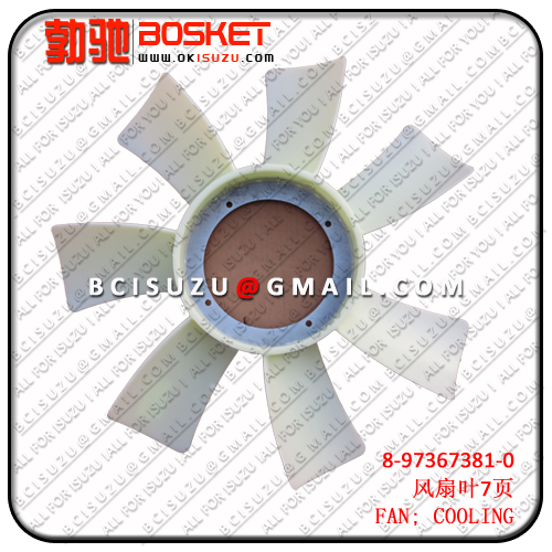 8973673810 8-97367381-0   700P/4HK1   FAN; COOLING