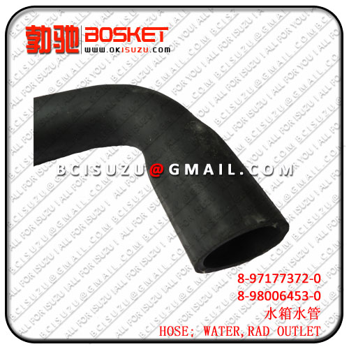 8-97177372-0 8971773720 8-98006453-0 8980064530   NQR71/4HG1   HOSE; WATER,RAD OUTLET