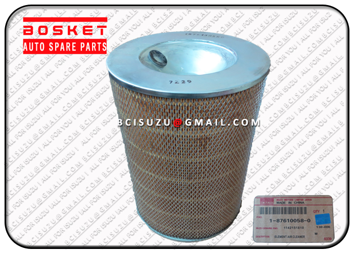 Isuzu BVP 1-87610058-0 1-14215181-0 6HK1 Air Filter