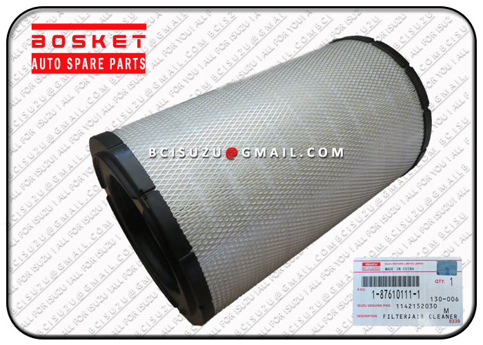 Isuzu BVP 1-87610111-0 1-14215203-0 6WF1 Air Filter