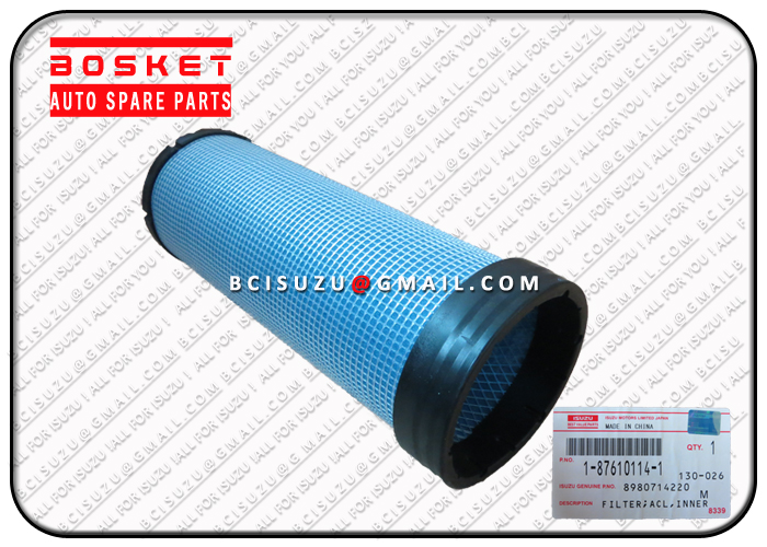 Isuzu BVP 1-87610114-0 8-98071422-0 6HK1 Air Filter