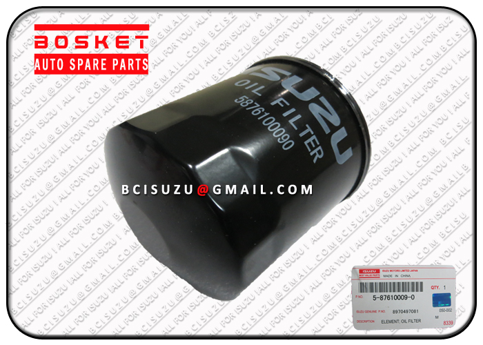 Isuzu BVP 5-87610009-0 8-97049708-1 4JB1 Oil Filter