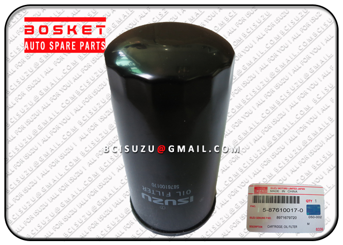 Isuzu BVP 5-87610017-0 8-97167972-0 4JX1 Oil Filter