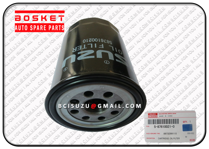 Isuzu BVP 5-87610021-0 8-97329911-0 4JH1 Oil Filter