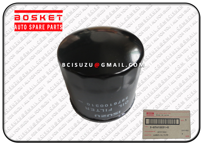 Isuzu BVP 5-87610031-0 8-97148270-1 4HK1 Oil Filter