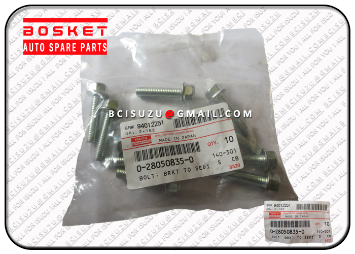 ISUZU 0-28050835-0 4HK1 BOLT; BRKT TO SEDIMENTER M*35