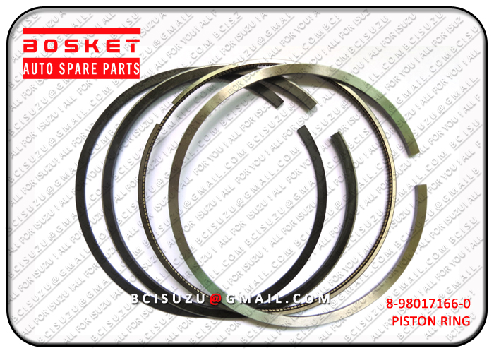 ISUZU 8-98017166-0 4HK1 RING SET; PISTON,STANDARD