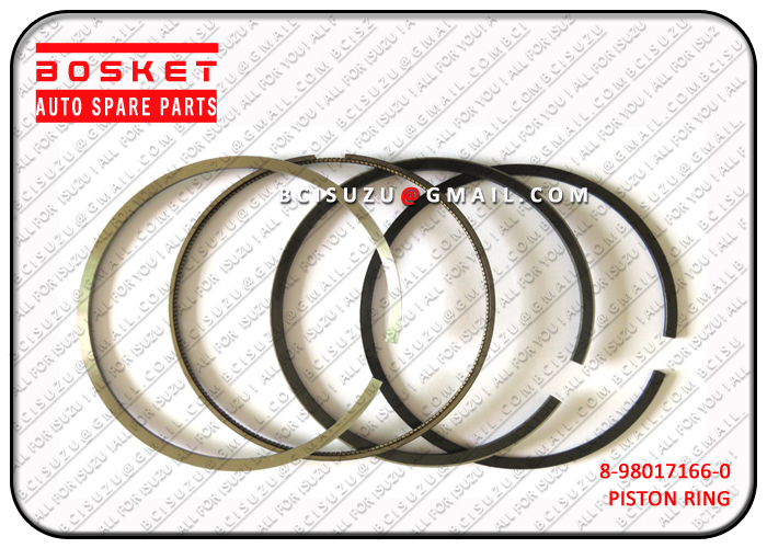 ISUZU 8-98017166-0 4HK1 RING SET; PISTON,STANDARD