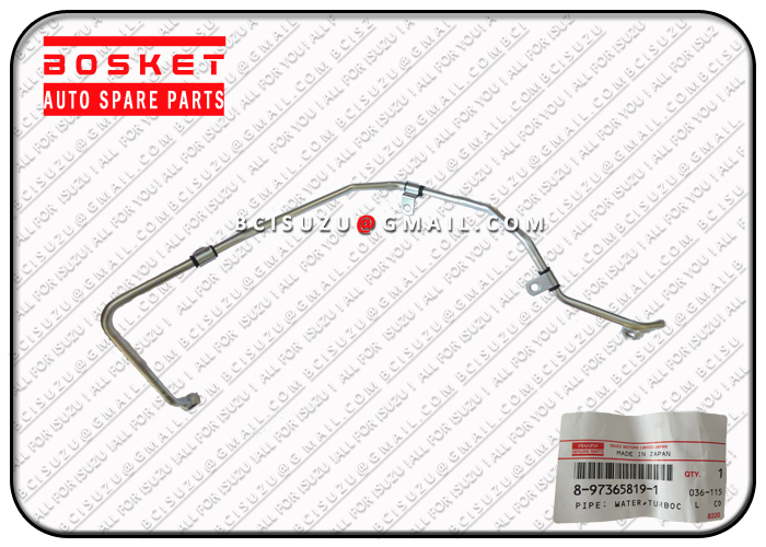 ISUZU 8-97365819-1 4HK1 PIPE; WATER,TURBOCHARGER OUT