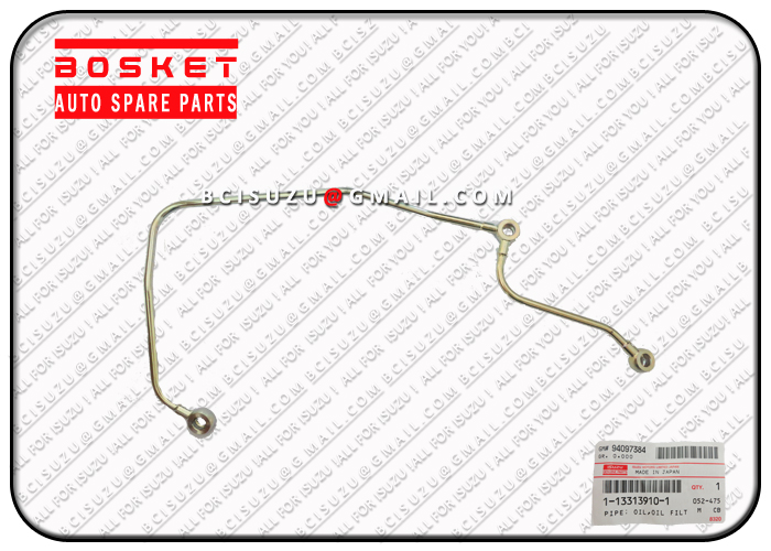 1133139101 1-13313910-1 Isuzu CXZ81K 6WF1 Oil Pipe From 0il Filter To Injector Pump 