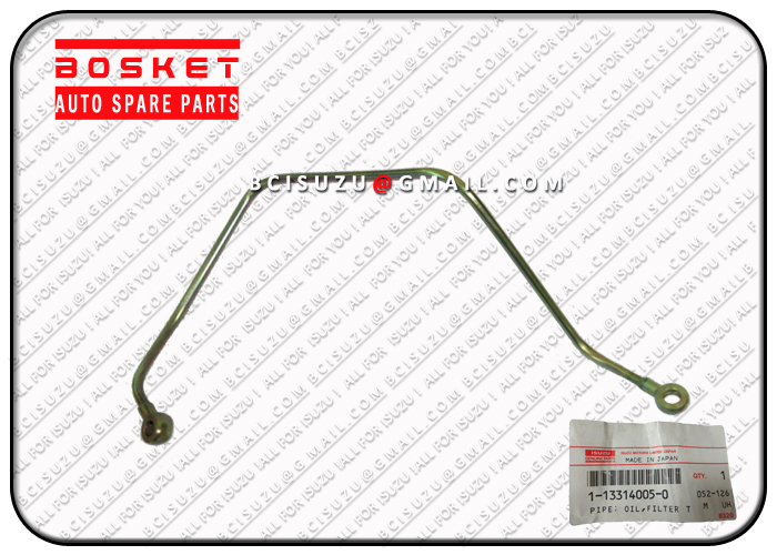 Oil Pipe From Oil Filter To Injector Pump 1133140050 1-13314005-0 Isuzu CXZ81K 6WF1 