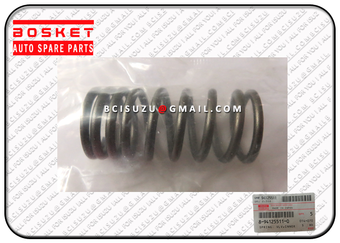 Isuzu NPR58 4BE1 4BD2 Inner Valve Spring 8941255110 8-94125511-0