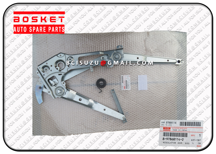 Door Regulator Asm 8978681142 8-97868114-2 Isuzu NKR77 4JH1 