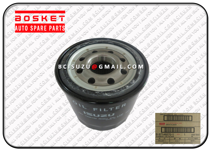 8971482700 8-97148270-0 Isuzu ELF 4HK1 Oil Filter Element 8970967770 8-97096777-0 