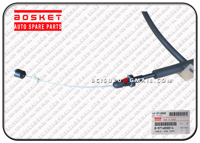 8971485834 8-97148583-4 Engine Control Cable For Isuzu NPR 4HE1 