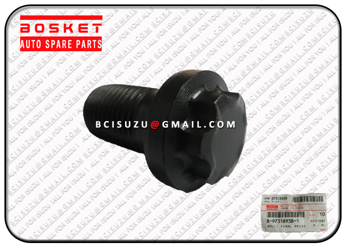 8973189381 8-97318938-1 Final Drive Gear Bolt For Isuzu NKR55 4JB1 