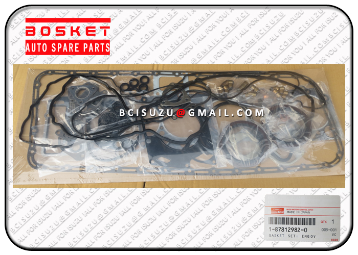 Isuzu 6HK1 Gasket Set Engine Overhaul 1878129820 1-87812982-0 