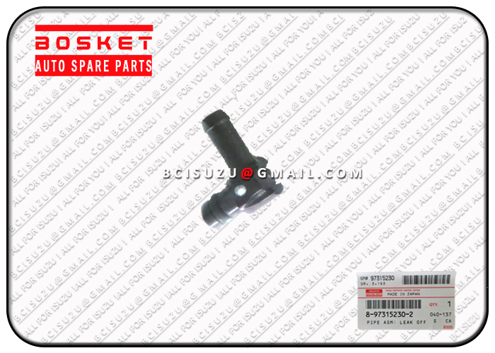 Isuzu 4JJ1 Leaf Off Pipe Asm 8973152302 8-97315230-2 