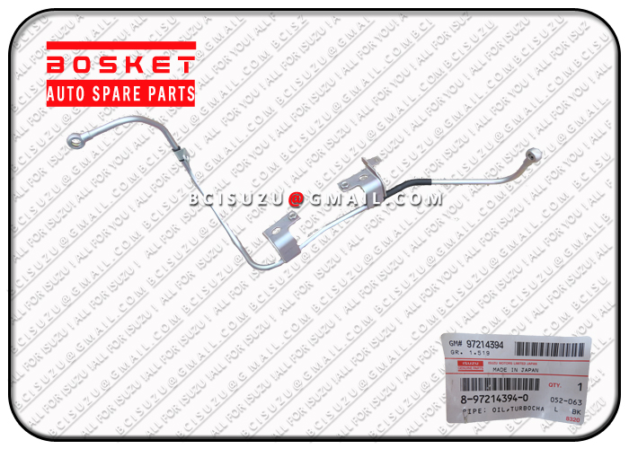 Isuzu NPR60 4HE1 Pipe Oil Turbocharger Feed 8972143940 8-97214394-0 