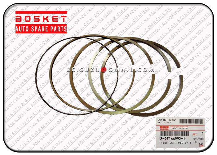 8971669921 Piston Standard Ring Set 8-97166992-1 For ISUZU NPR 4HE1