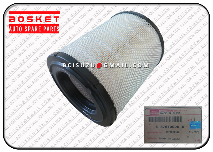 8970622940 8-97062294-0 Air Cleaner Filter 5876100200 5-87610020-0 For ISUZU NPR 4JJ1 4HK1