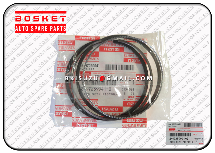 8972599410 8-97259941-0 Standard Piston Ring Set For ISUZU NKR77 