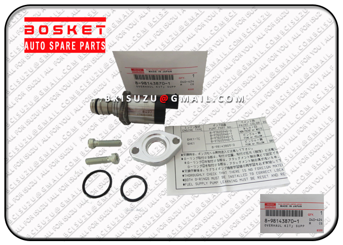 8981438701 8-98143870-1 Supply Pump Overhaul Kit For ISUZU 6HK1 