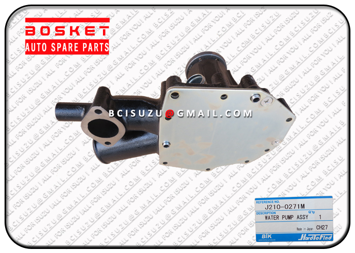 1136501333 1-13650133-3 Water Pump Asm For ISUZU XE 6HK1 