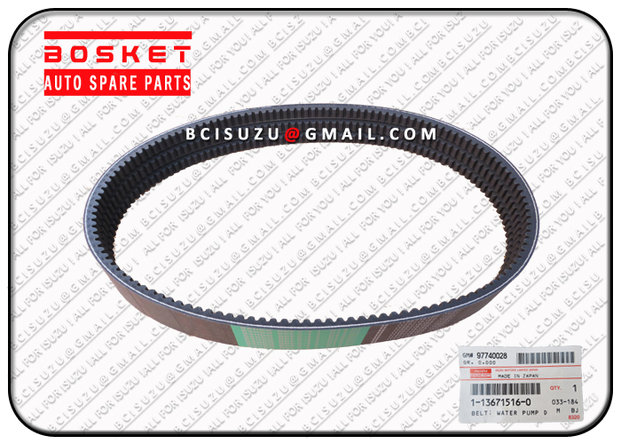 1136715160 1-13671516-0 Water Pump Drive Belt For ISUZU XE 6HK1 