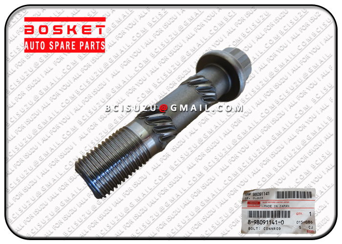 8980911410 8-98091141-0 Connrod Bolt 1122350350 1-12235035-0 For ISUZU FVR34 6HK1 