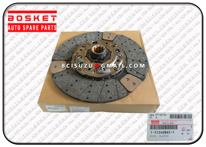 1312408651 1-31240865-1 Clutch Disc For ISUZU CYZ51K 6WF1 