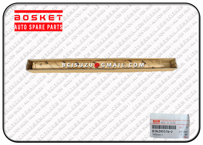 8943955762 8-94395576-2 Camshaft 8982272590 8-98227259-0 For ISUZU FRR FSR FTR 6HH1 