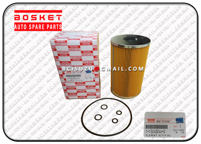 1132402440 1-13240244-0 Fuel Filter Element 1878109760 1-87810976-0 For ISUZU CYZ51K 6WF1 