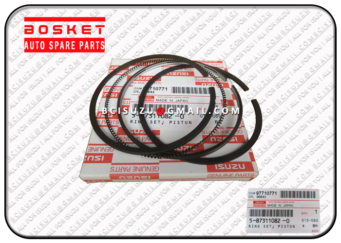 5873110820 5-87311082-0 Stanard Piston Ring Set 8942478671 8-94247867-1 For ISUZU NKR55 4JB1 