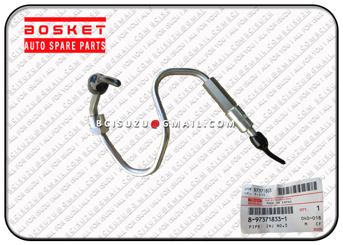 8973718331 8-97371833-1 Injector Pipe No 3 For ISUZU NPR75 4HK1 