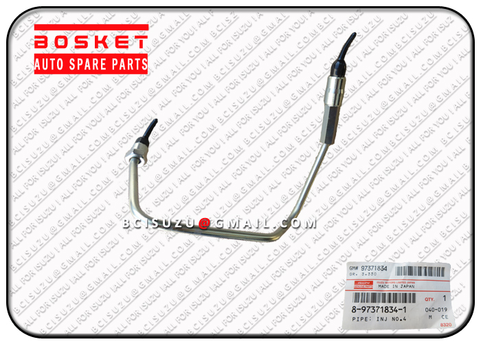 8973718341 8-97371834-1 Injector Pipe No 4 For ISUZU NPR75 4HK1 