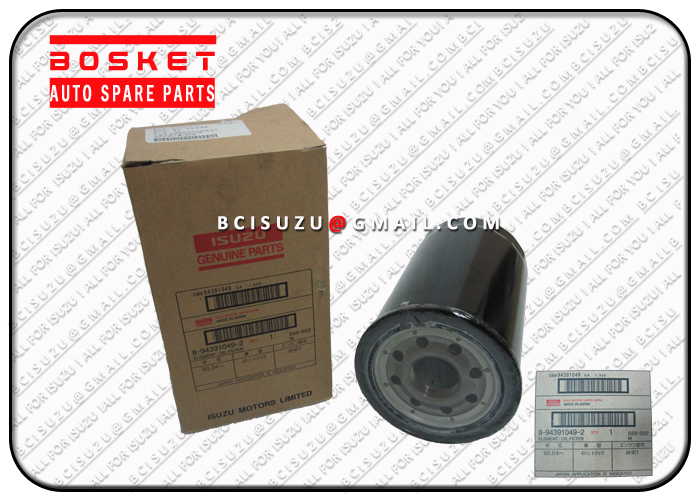 8943910491 8-94391049-1 Oil Filter Element For ISUZU FVR34 6HK1 