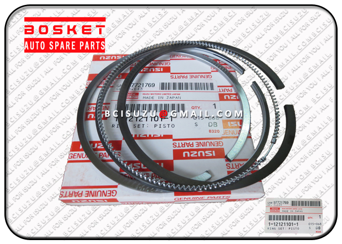 1121211012 1-12121101-2 Standard Piston Ring Set For ISUZU FSR12 6BG1 