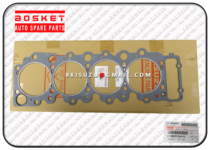 8980555400 8-98055540-0 Cylinder Head Gasket For ISUZU NPR75 4HK1 