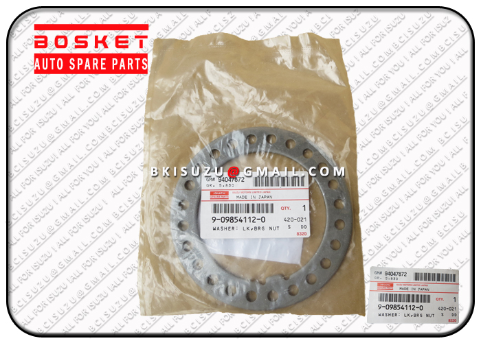 9098541120 9-09854112-0 Lk Brg Nut Washer For ISUZU CXZ81K 10PE1