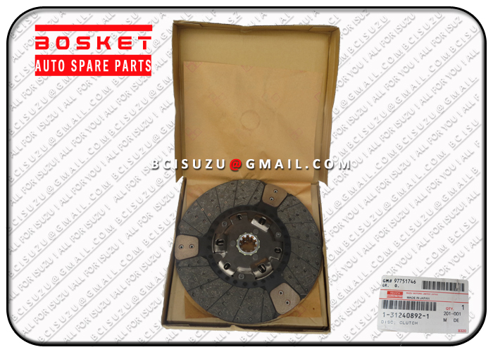 1312408760 1-31240876-0 Disc Clutch For Isuzu CXZ81K 10PE1 1312408921 1-31240892-1 