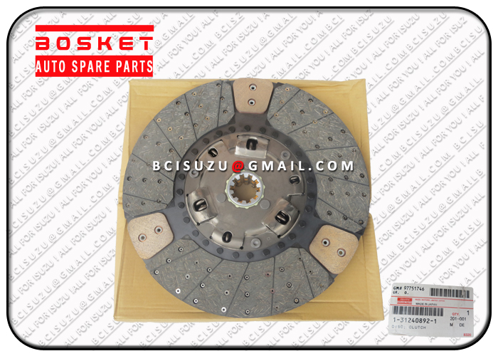 1312408760 1-31240876-0 Disc Clutch For Isuzu CXZ81K 10PE1 1312408921 1-31240892-1 