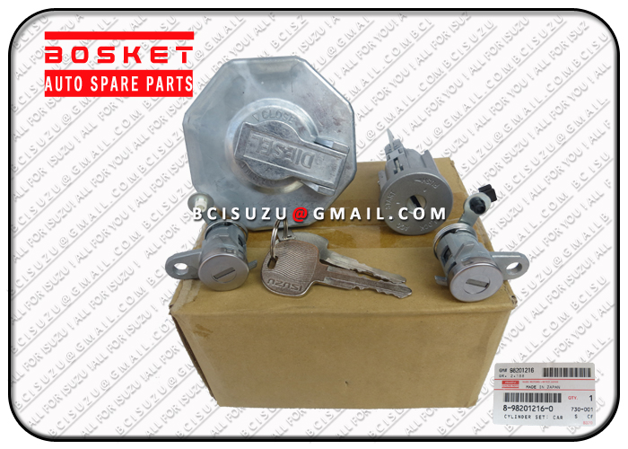 8980889540 8-98088954-0 Car Lock Cylinder Set For Isuzu NPR75 4HK1 8982012160 8-98201216-0 